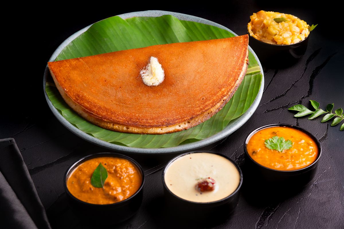 Crispy Ghee Roast Masala Dosa