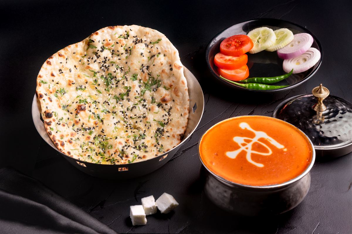 Butter Naan & Paneer Masala