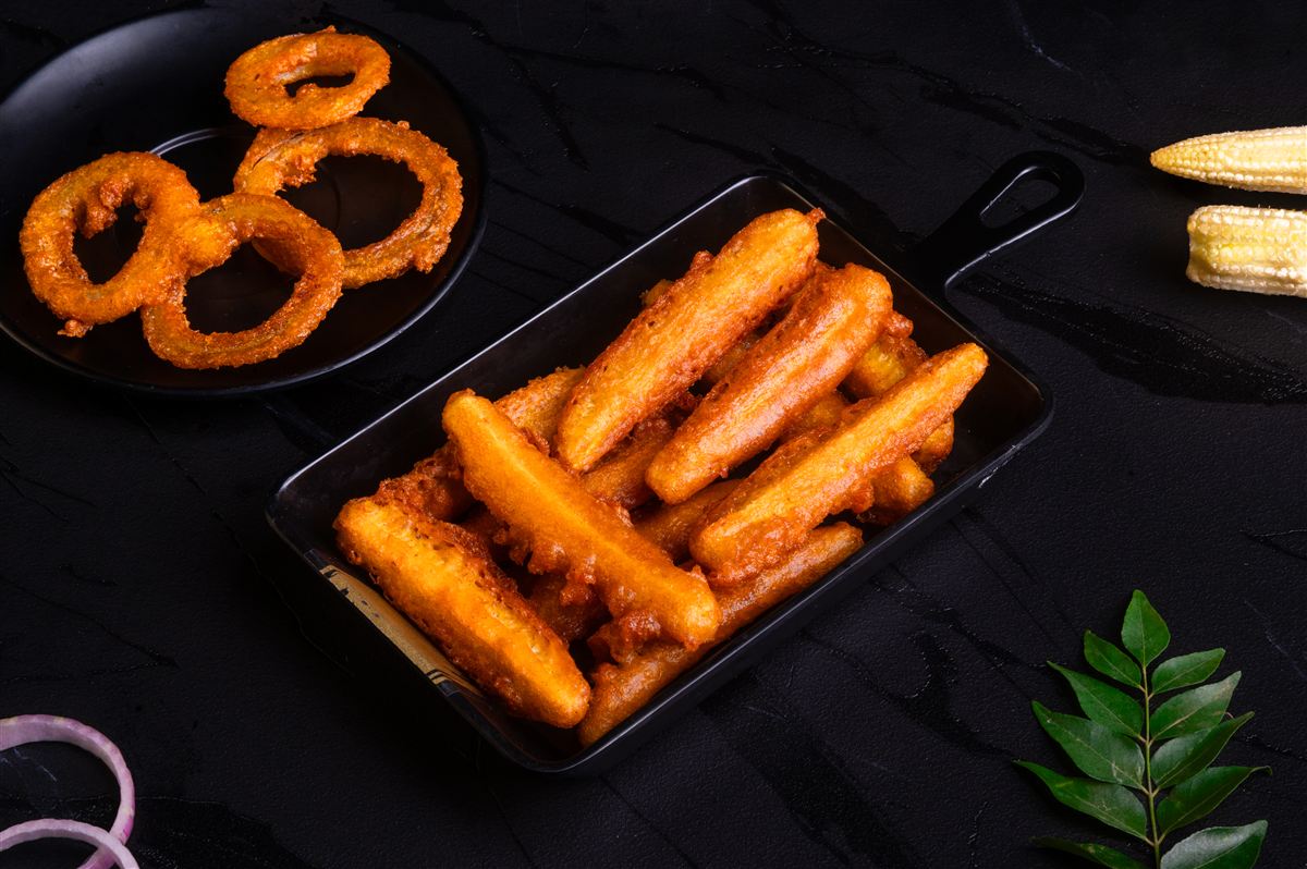 Crispy Baby Corn Fry & Rings